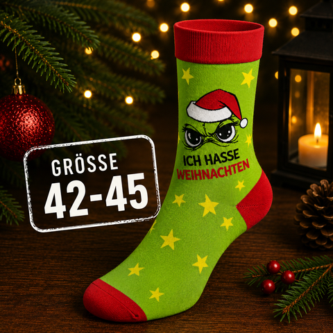 Socken Festtags-Muffel mit Spruch
