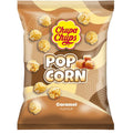 Chupa chups popcorn karamell 135 g in braun beige gemustertem beutel mit goldenen karamellstücken auf der vorderseite