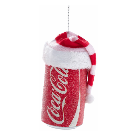 Coca-Cola-Dose mit Mütze und Diet Coke