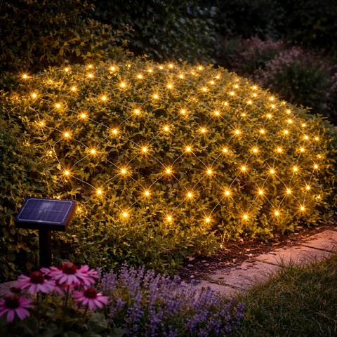 Solar LED Lichternetz 180x120cm – Lifestyle Home & Garden