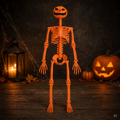 Halloween Deko-Skelett 21x9x90 cm