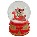 Snowglobe Mickey & Minnie sled