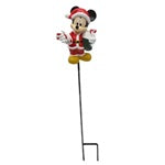 Garden Stake Christmas Mickey