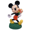 Garten Statue Polyharz 3D Mickey flowers