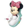 Disney gießkanne 3d minnie einhorn 30 3 cm mit pink gepunkteter schleife auf weißem einhorn mit rosa horn auf türkis base