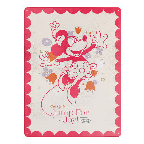 Gartendekorationsplatte Metall Mickey&Friends A3