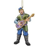 3D ornament Kristoff metallic