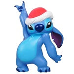 3D Seasonal Statue Stitch with santa hat