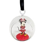 Glass open bauble 3D figure Minnie