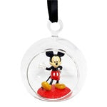 Glass open bauble 3D figure Mickey