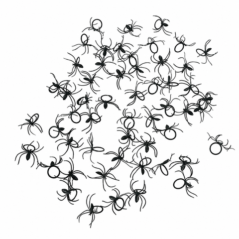 Deko-Spinnen 50er Set