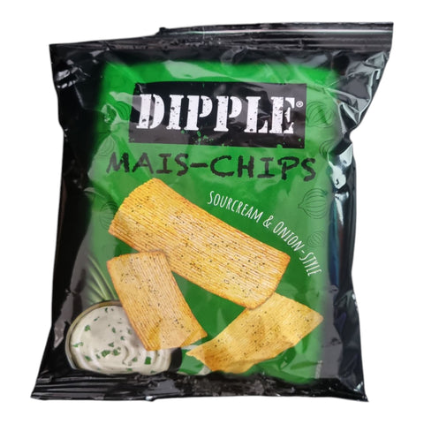 Dipple Mais Chips Sourcream & Onion 20 g