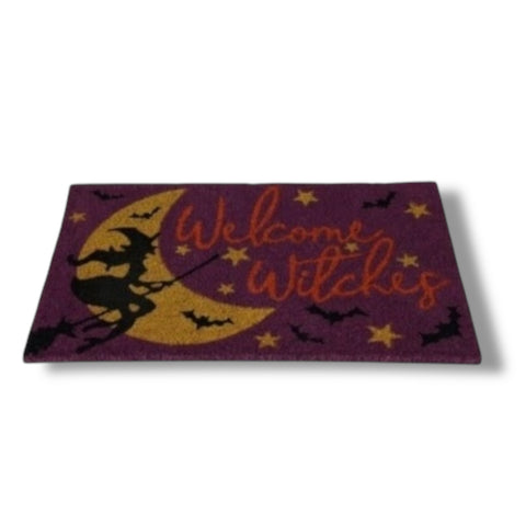 Halloween Kokos-Fußmatte 39x59 cm Halloween Koopman Lila