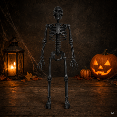 Halloween Deko-Skelett 21x9x90 cm
