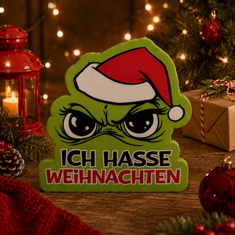 Dekoschild Papier "Festtags-Muffel"