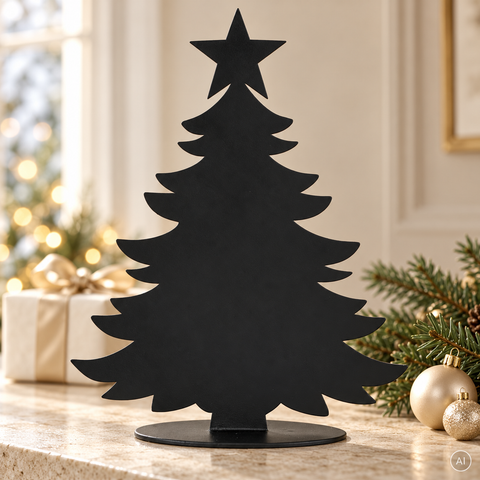 Baum Metall 25 cm Schwarz