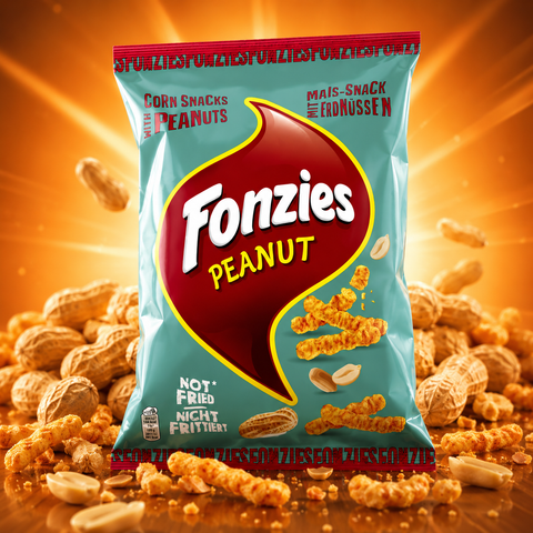 Fonzies Peanut Maissnack mit Erdnüssen 100g