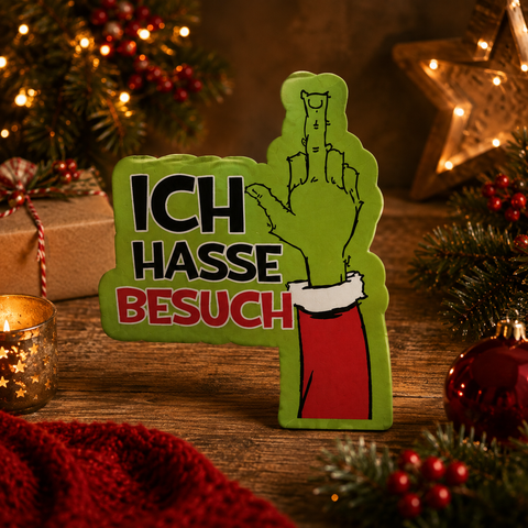 Dekoschild Papier "Festtags-Muffel"