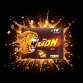 Nestlé lion minis 198g schokoladenriegel in dunkelbrauner verpackung mit goldenem löwenlogo und karamellspritzern