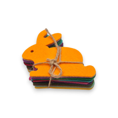 Filz Deko Hase/Ei 12er set