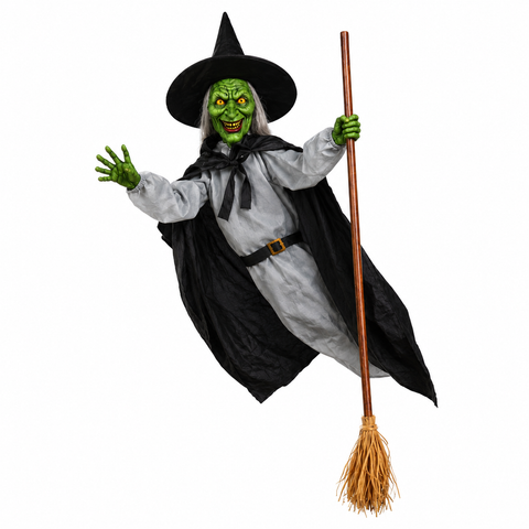 Fliegende Horrorfigur Hexe