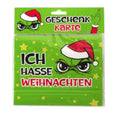 Geldgeschenk/Geschenkkarte "Festtagsmuffel" Muffel Top Ten