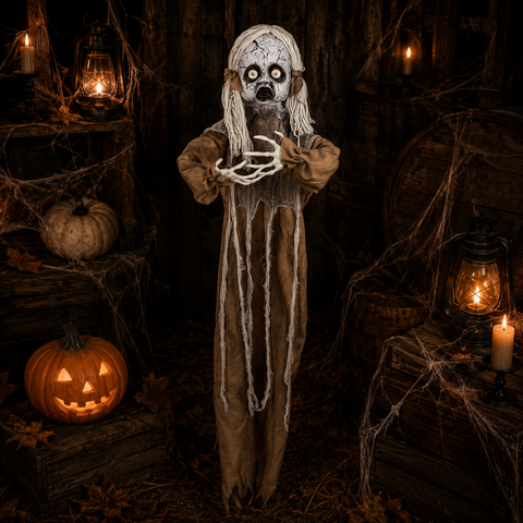 Gruselige Puppe 120 cm