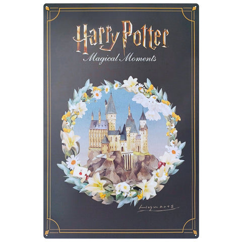 Gartendekorationsplatte Metall Hogwarts A2