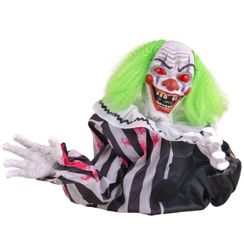 Halbes Skelett/ halber Clown animiert