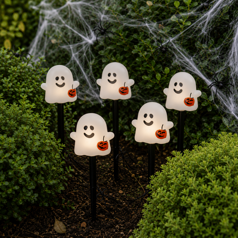 Halloween LED-Gartenstecker 5er