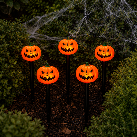Halloween LED-Gartenstecker 5er