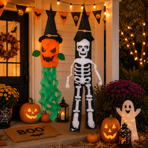 Halloween LED-Hängemonster 150 cm