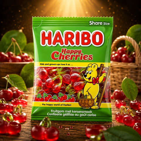 Haribo Happy Cherrys 185g