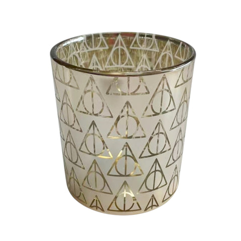 Harry Potter Teelichtglas klein gold 7.5 cm