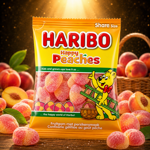Haribo Happy Peaches 185g