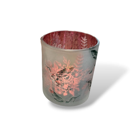 Windlicht Glas Kolibri
