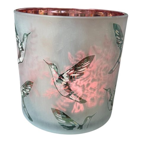 Windlicht Glas Kolibri