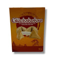 Glückskekse 10x6 g in orange und roten box mit drachenillustration und mehrsprachigem text
