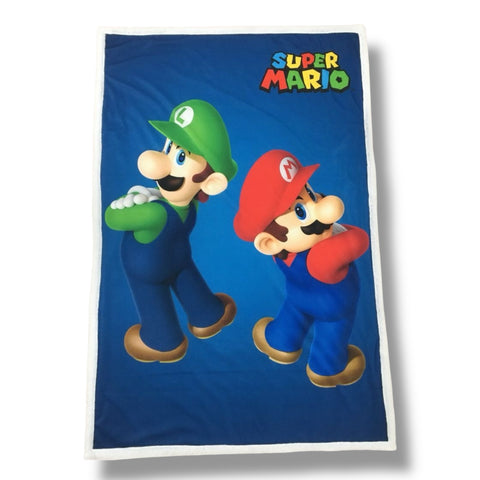 Super Mario Kuscheldecke 150x100 cm Haushalt Textiltrade