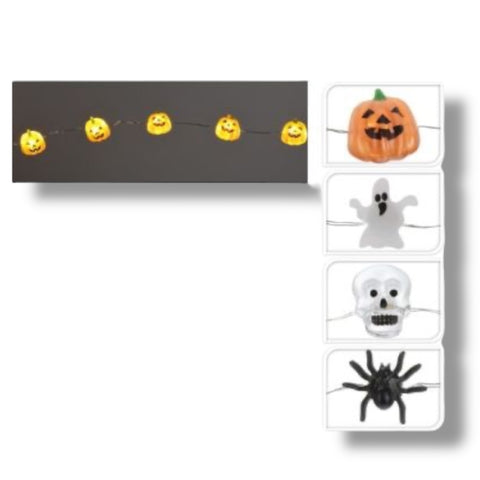 Halloween LED-Mikro-Lichterkette 20 LED Halloween Koopman