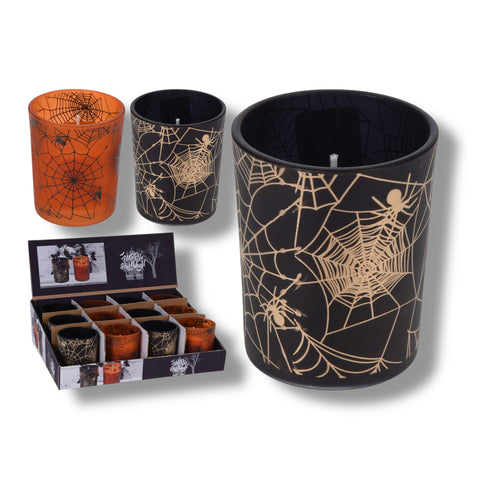 Halloween Kerze im Glas 7 cm Halloween Koopman