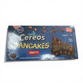 Cereos pancakes 150 g confetti cake mit schokoladencremefüllung in blauer box mit bunten streuseln und schokowirbeln