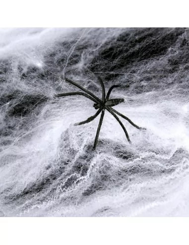 Spinnenweben 40 g + 3 Spinnen Halloween Chaks
