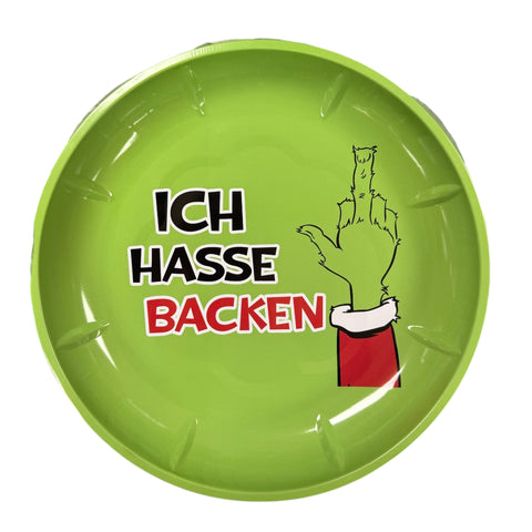 Gebäck- und Dekoteller Festtags-Muffel Ø26cm Muffel Top Ten Ich hasse backen