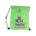 Matchbag/Matchbeutel "Festtagsmuffel", 42x35cm Muffel Top Ten Ich hasse Menschen