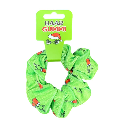 Samt Haargummi "Festtagsmuffel", Ø 10cm Muffel Top Ten Mittelfinger