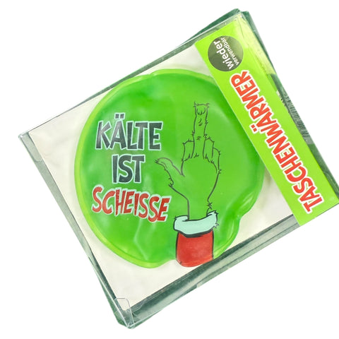 Taschenwärmer "Muffel" Muffel Top Ten Kälte ist scheisse