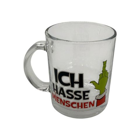 Trinkglas mit Henkel 350ml Muffel Top Ten Mittelfinger