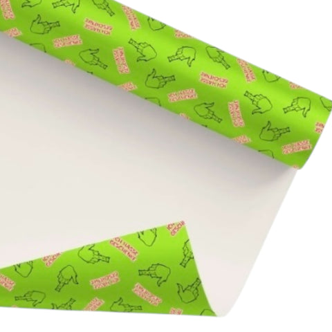 Geschenkpapier "Festtags-Muffel" 2mx0,7m Muffel Top Ten Mittelfinger