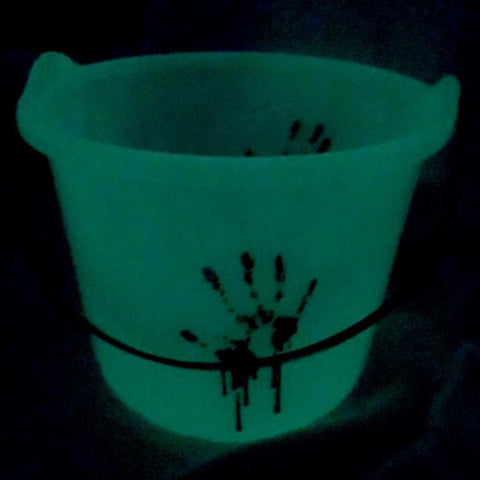 Blutiger Eimer "Glow in the Dark" Halloween Funny Fashion